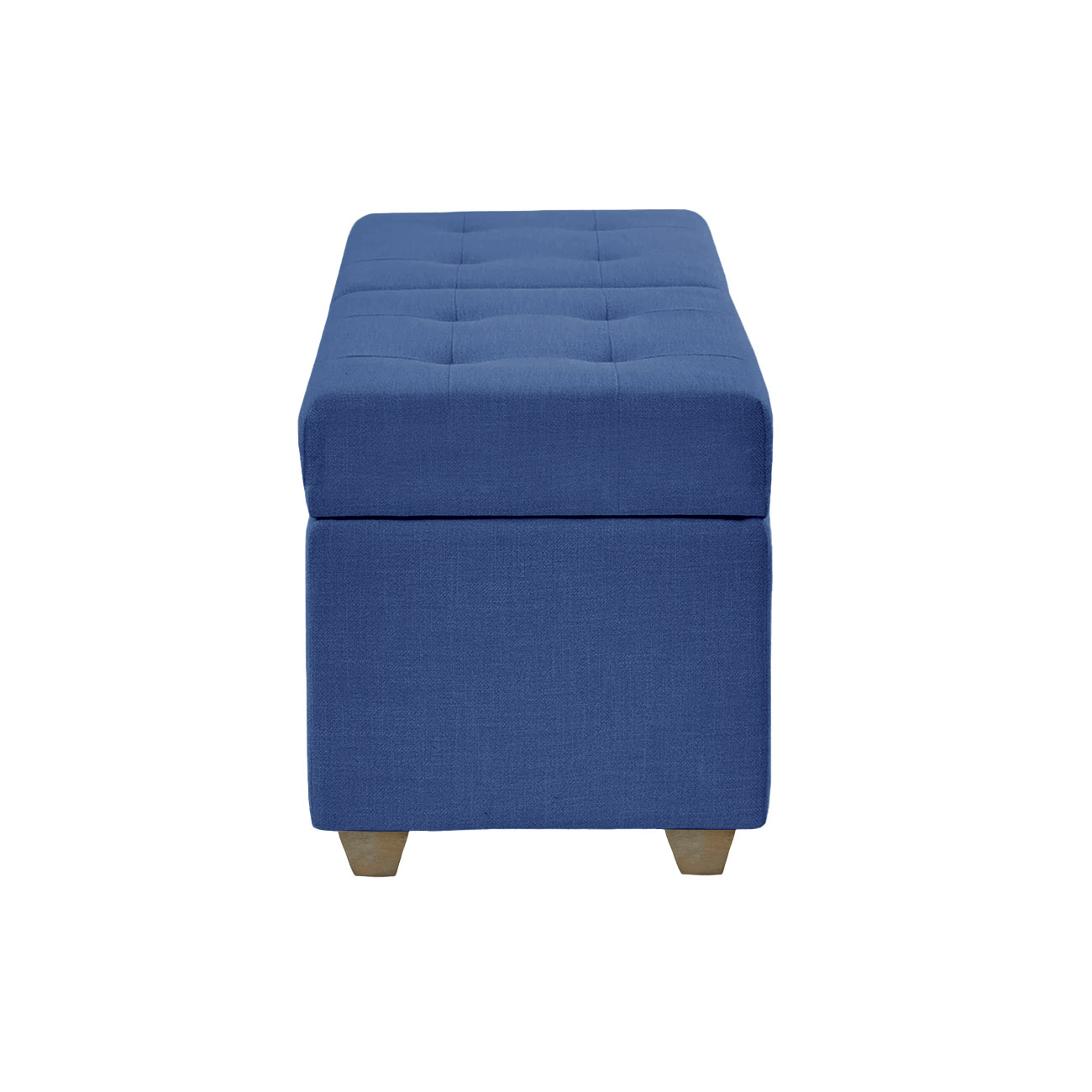 Recamier Bau Madri 1,60m Suede Azul Marinho - Inova Decor
