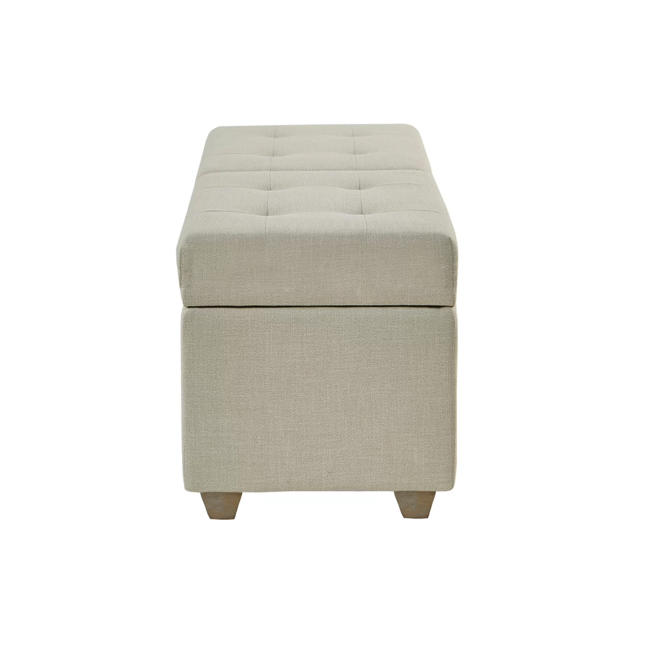 Recamier Bau Madri 1,60m Suede Bege - Inova Decor