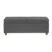 Recamier Bau Madri 1,60m Suede Cinza - Inova Decor