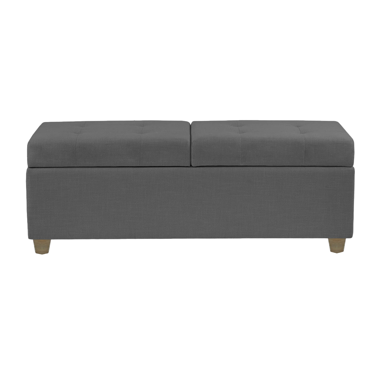 Recamier Bau Madri 1,60m Suede Cinza - Inova Decor