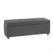 Recamier Bau Madri 1,60m Suede Cinza - Inova Decor