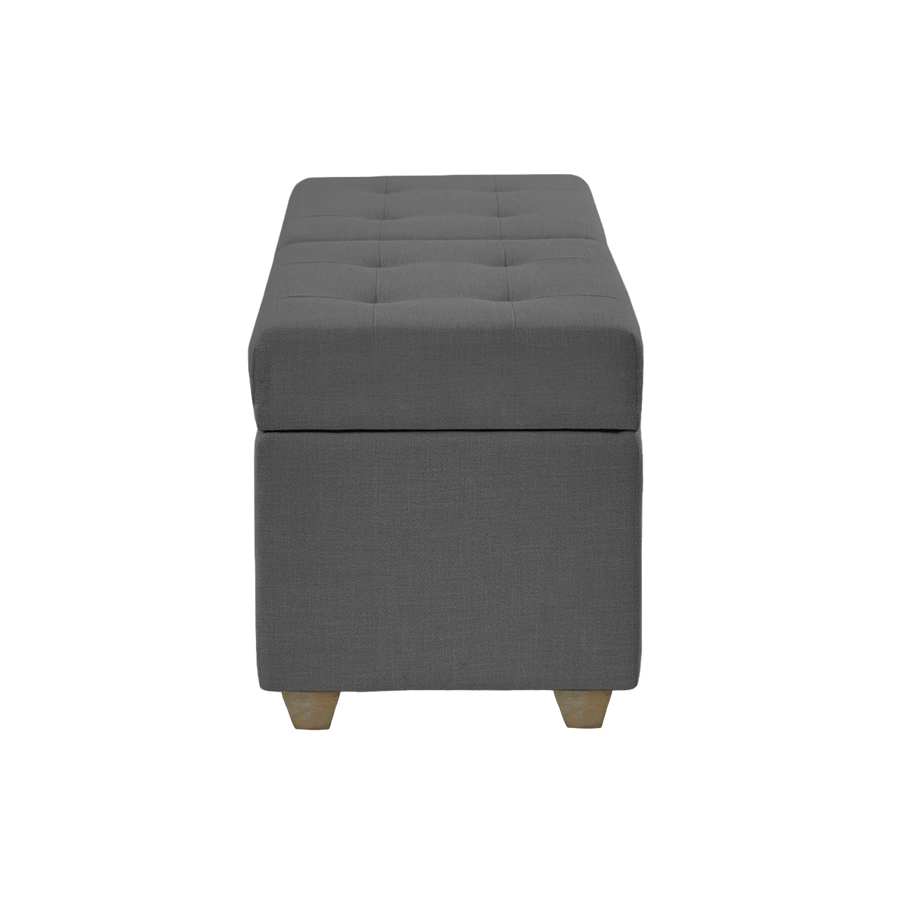 Recamier Bau Madri 1,60m Suede Cinza - Inova Decor