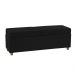 Recamier Bau Madri 1,60m Suede Preto - Inova Decor