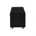 Recamier Bau Madri 1,60m Suede Preto - Inova Decor