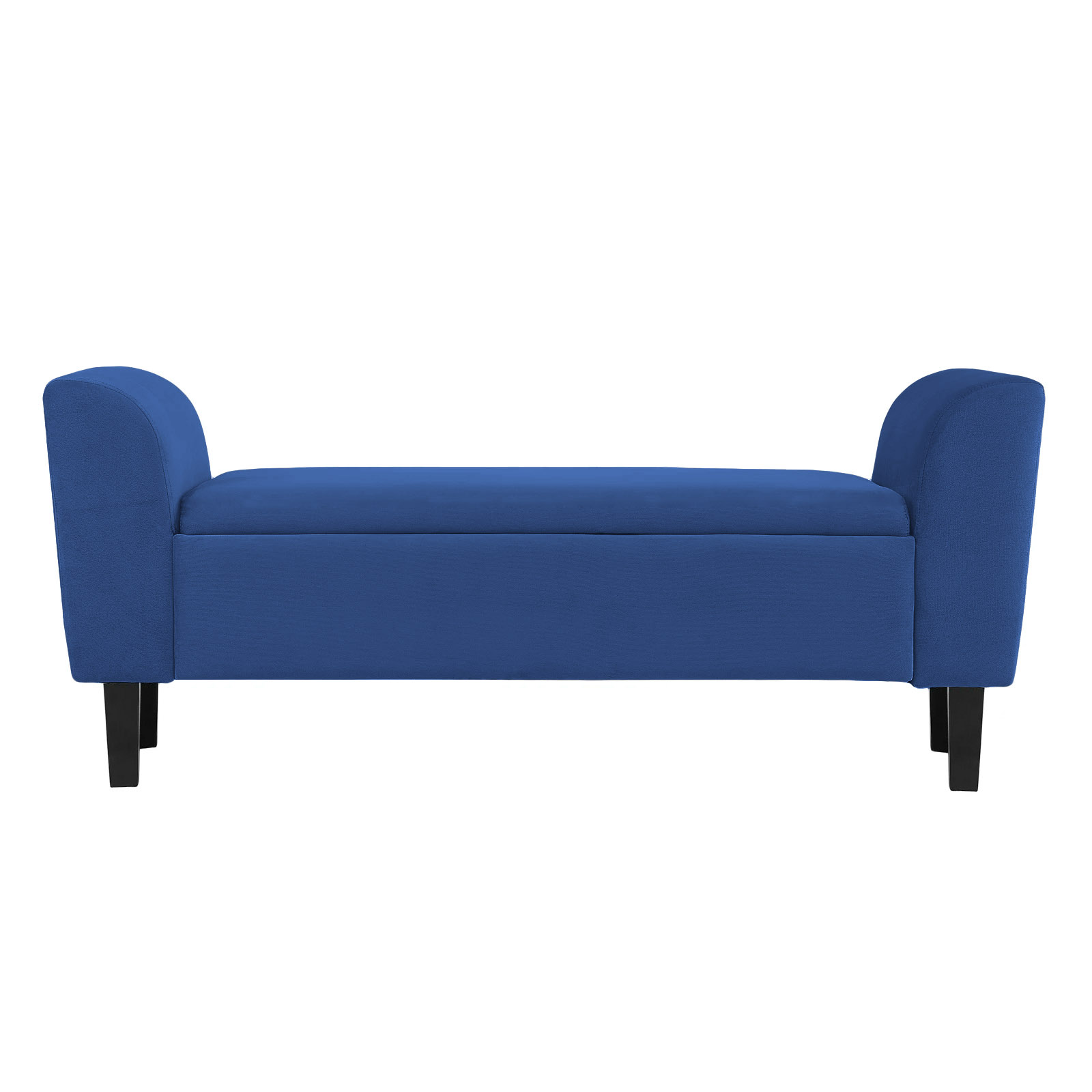 Recamier Bau Malibu 1,20m Suede Azul Marinho - Inova Decor