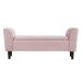 Recamier Bau Malibu 1,20m Suede Rosa Bebe - Inova Decor