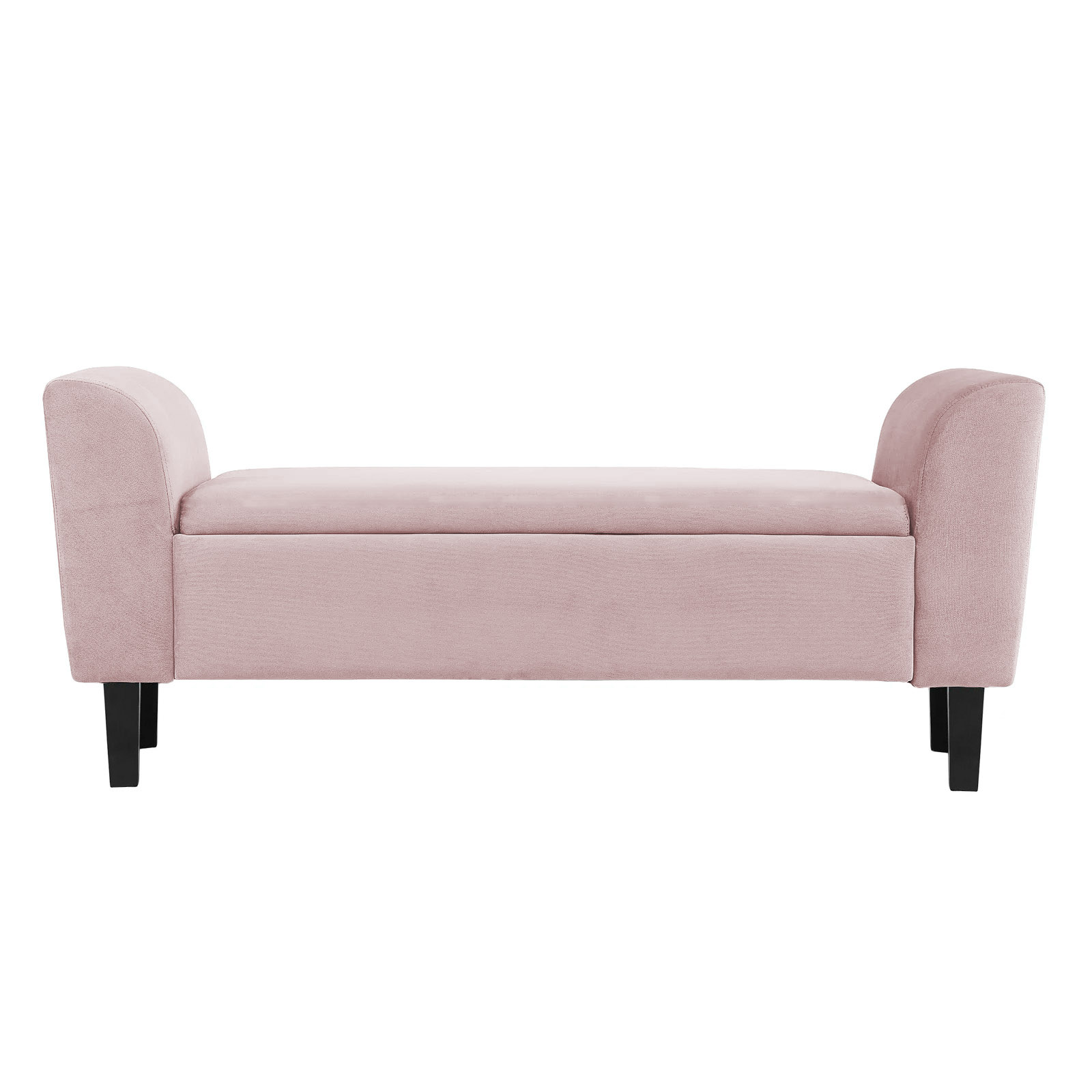Recamier Bau Malibu 1,20m Suede Rosa Bebe - Inova Decor