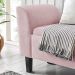 Recamier Bau Malibu 1,20m Suede Rosa Bebe - Inova Decor