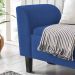 Recamier Bau Malibu 1,40m Suede Azul Marinho - Inova Decor