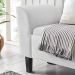 Recamier Bau Malibu 1,40m Suede Branco - Inova Decor