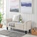 Recamier Bau Malibu 1,60m Suede Bege - Inova Decor