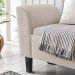 Recamier Bau Malibu 1,60m Suede Bege - Inova Decor