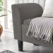 Recamier Bau Malibu 1,60m Suede Cinza - Inova Decor