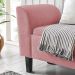 Recamier Bau Malibu 1,60m Suede Rose - Inova Decor