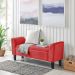 Recamier Bau Malibu 1,60m Suede Vermelho - Inova Decor
