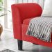 Recamier Bau Malibu 1,60m Suede Vermelho - Inova Decor