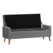 Recamier Bau Paris 1,20m Linho Cinza - Inova Decor