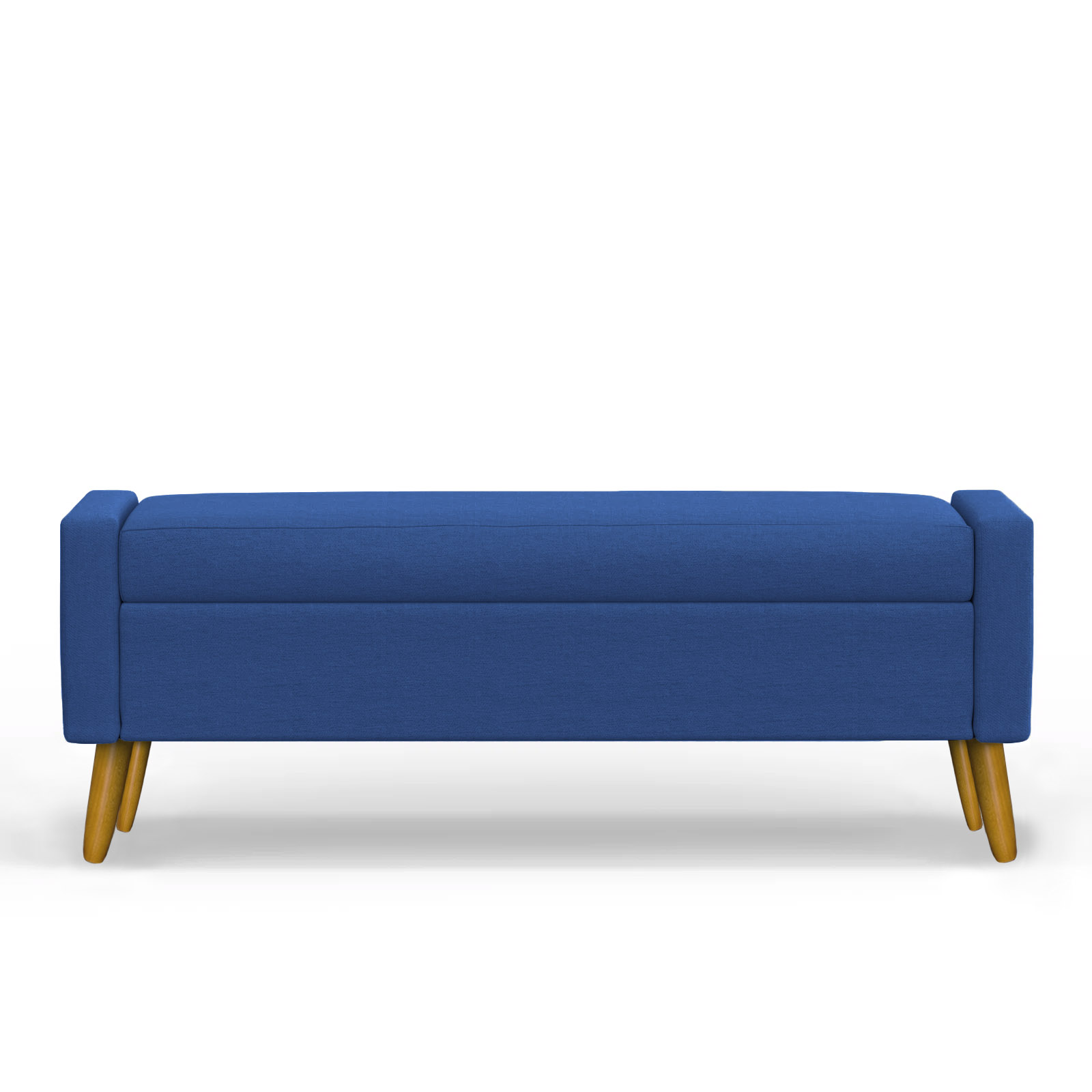 Recamier Bau Paris 1,20m Suede Azul marinho - Inova Decor