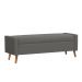 Recamier Bau Paris 1,20m Suede Cinza - Inova Decor