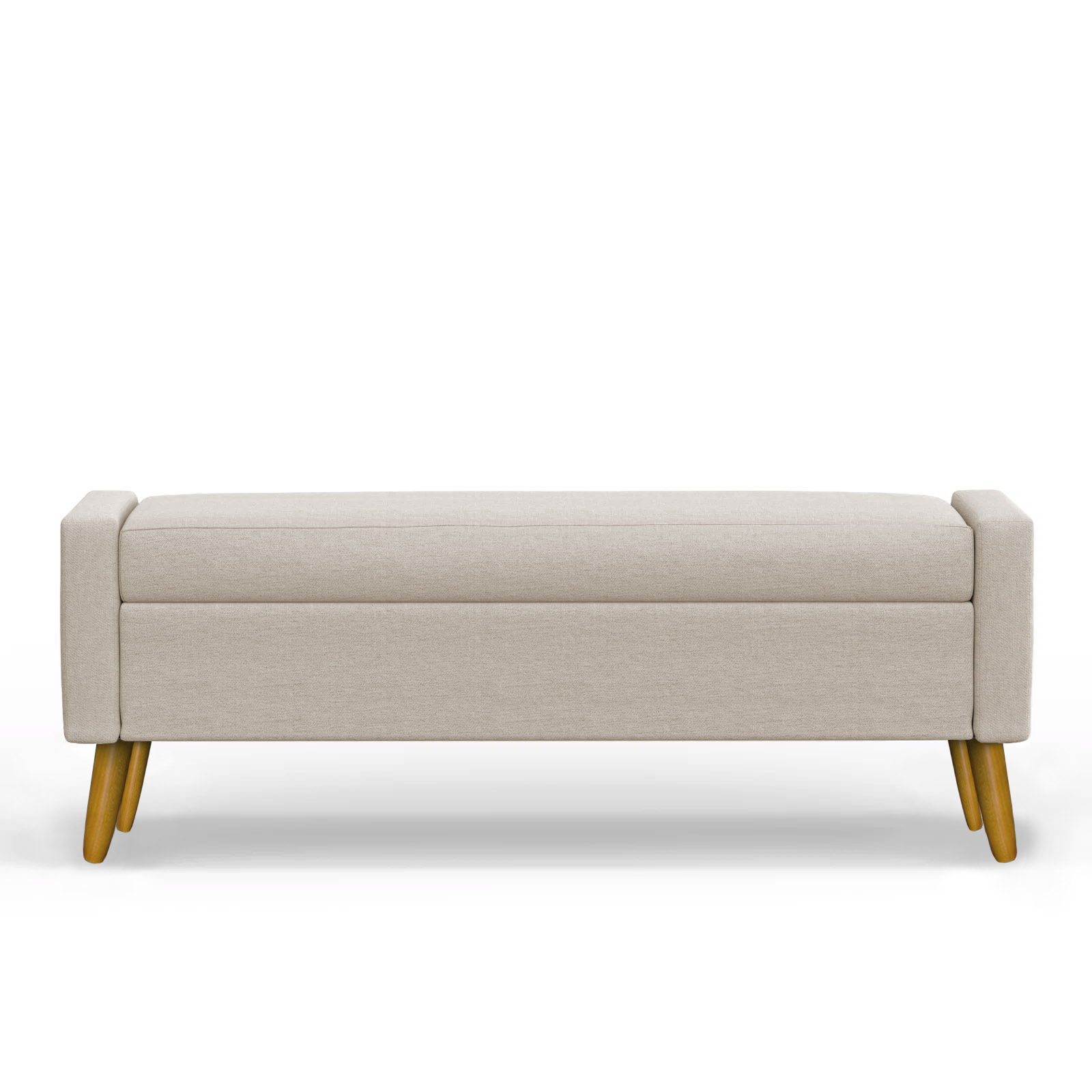 Recamier Bau Paris 1,40m Linho Bege - Inova Decor