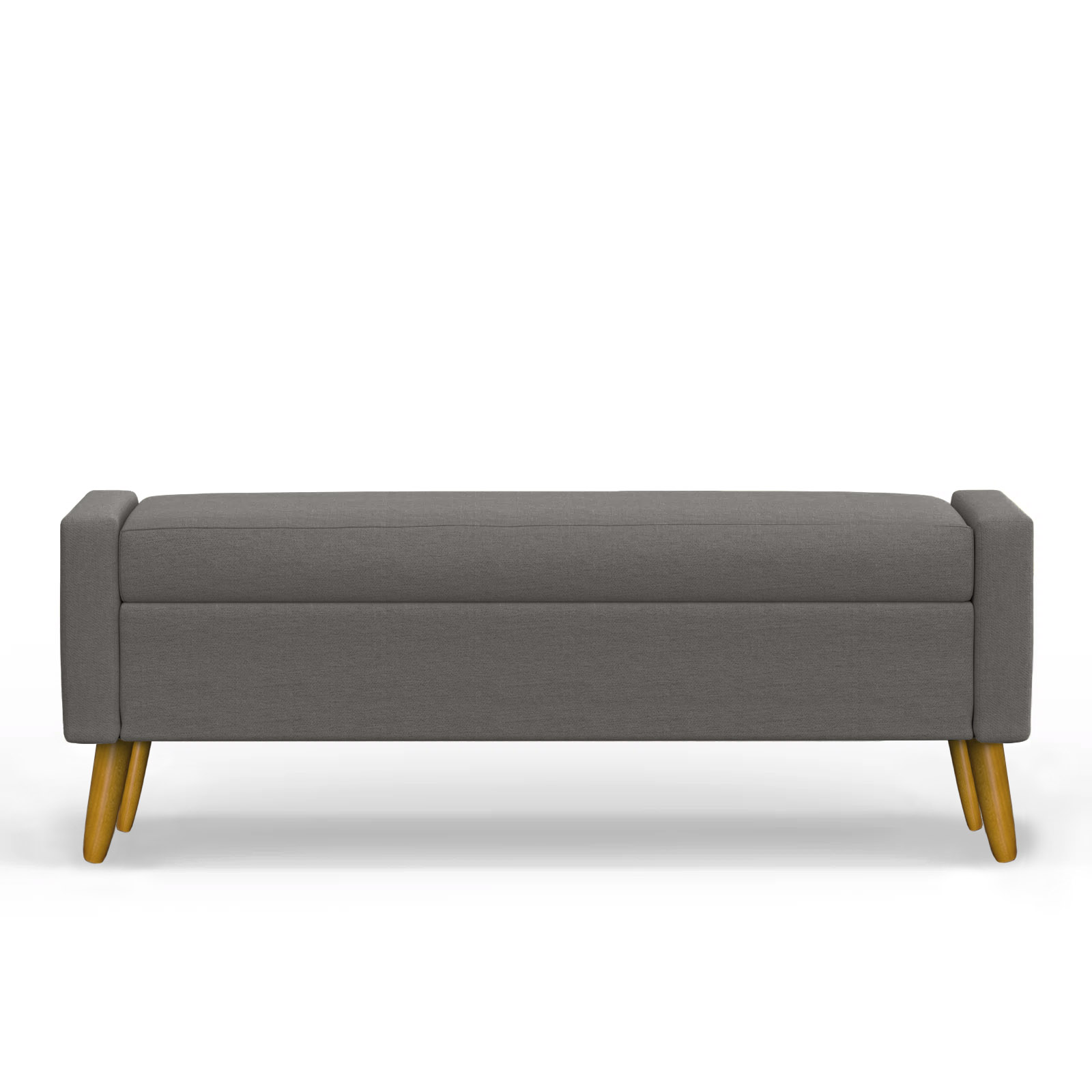 Recamier Bau Paris 1,40m Suede Cinza - Inova Decor