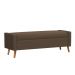 Recamier Bau Paris 1,40m Suede Marrom - Inova Decor