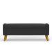 Recamier Bau Paris 1,40m Suede Preto - Inova Decor