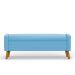 Recamier Bau Paris 1,60m Suede Azul Turquesa - Inova Decor