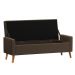 Recamier Bau Paris 1,60m Suede Marrom - Inova Decor