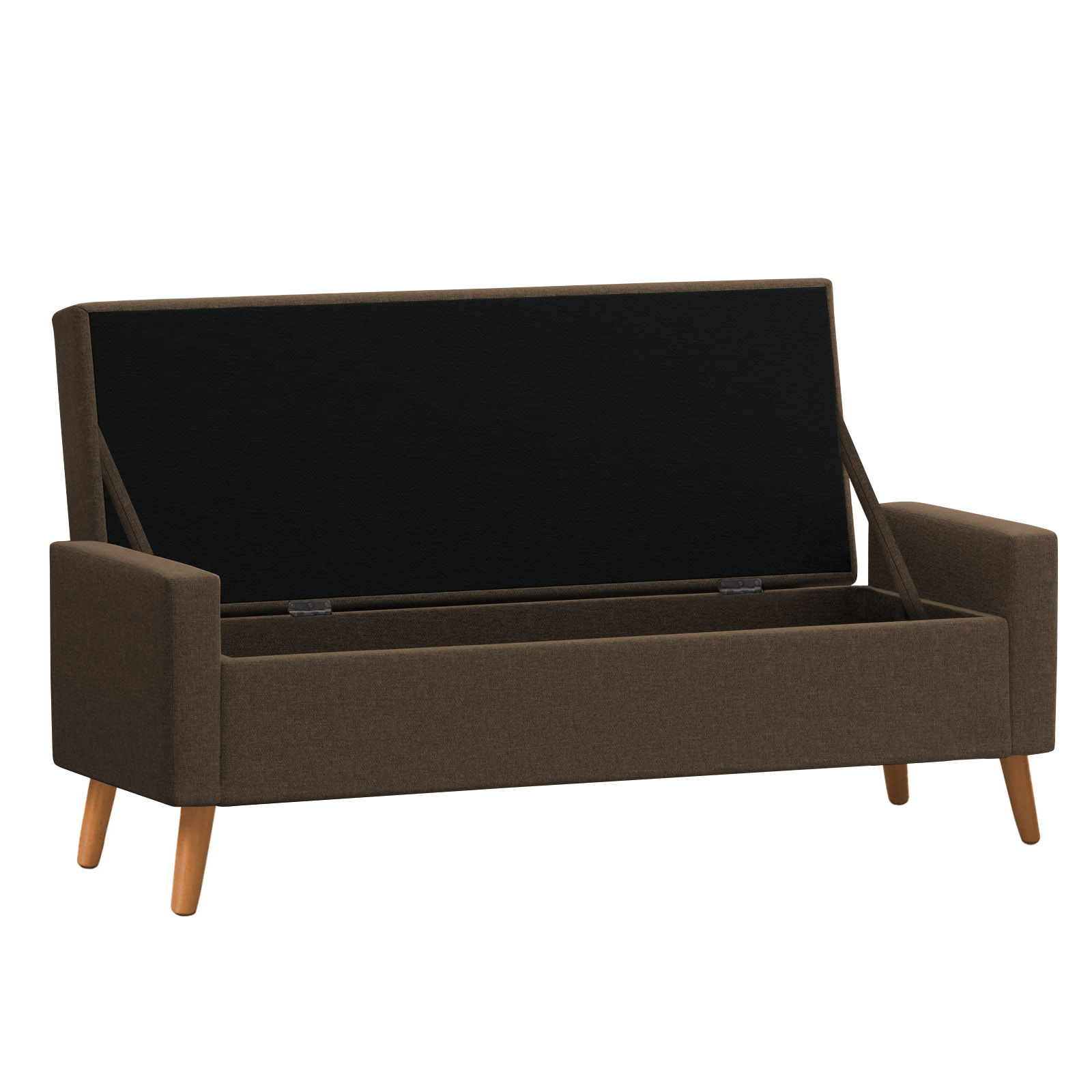 Recamier Bau Paris 1,60m Suede Marrom - Inova Decor