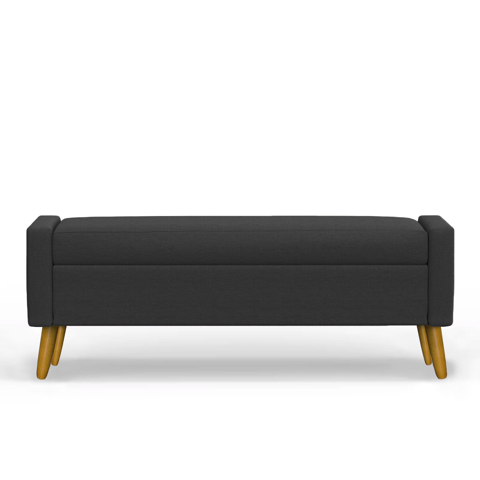 Recamier Bau Paris 1,60m Suede Preto - Inova Decor