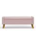 Recamier Bau Paris 1,60m Suede Rosa Bebe - Inova Decor