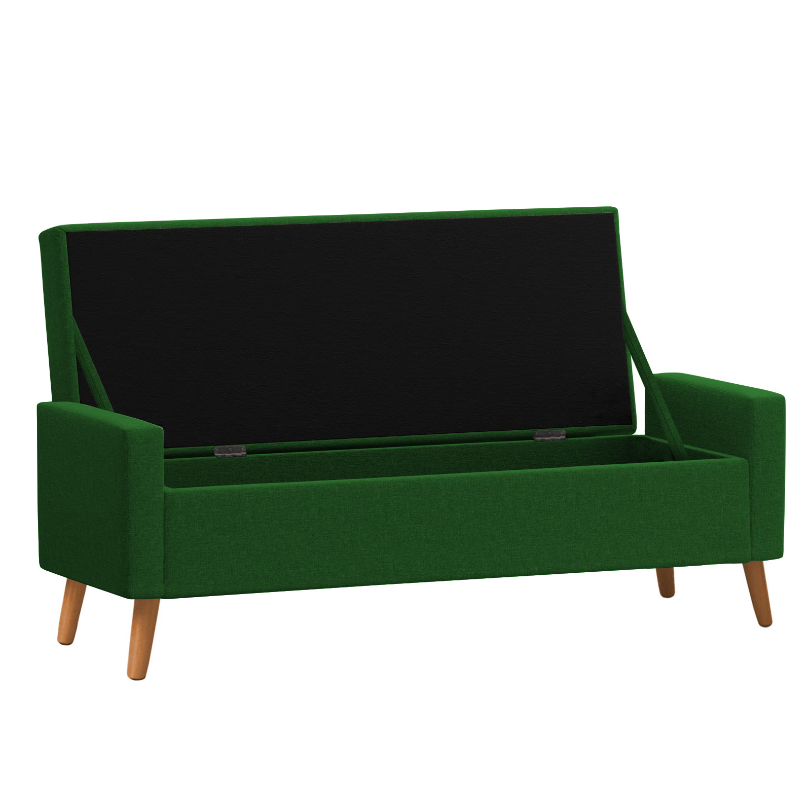 Recamier Bau Paris 1,60m Suede Verde - Inova Decor