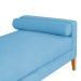Recamier Berlim 1,20m Suede Azul Turquesa - Inova Decorações