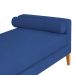 Recamier Berlim 1,20m Suede Azul marinho - Inova Decorações