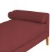 Recamier Berlim 1,20m Suede Bordo - Inova Decorações
