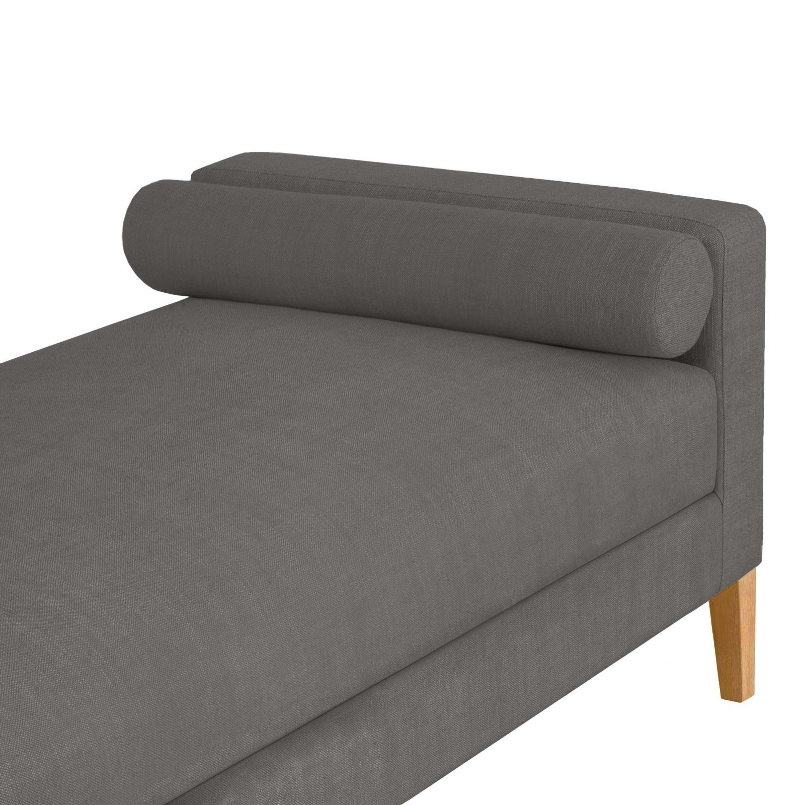 Recamier Berlim 1,20m Suede Cinza - Inova Decorações