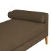 Recamier Berlim 1,20m Suede Marrom - Inova Decorações