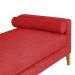 Recamier Berlim 1,20m Suede Vermelho - Inova Decorações