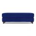 Recamier Calçadeira Bali 1,40m Suede Azul Marinho - Inova Decorações