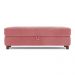 Recamier Calçadeira Bali 1,40m Suede Rose - Inova Decorações