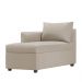 Recamier Divã Londres 140cm Linho Bege - Inova Decor