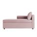 Recamier Divã Londres 140cm Suede Rosa Bebe - Inova Decor