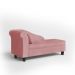 Recamier Diva França 1,40m Suede Rose - Inova Decor