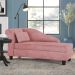 Recamier Diva França 1,40m Suede Rose - Inova Decor