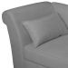 Recamier Diva França 1,60m Suede Cinza - Inova Decor