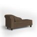 Recamier Diva França 1,60m Suede Marrom - Inova Decor