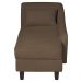 Recamier Diva França 1,60m Suede Marrom - Inova Decor