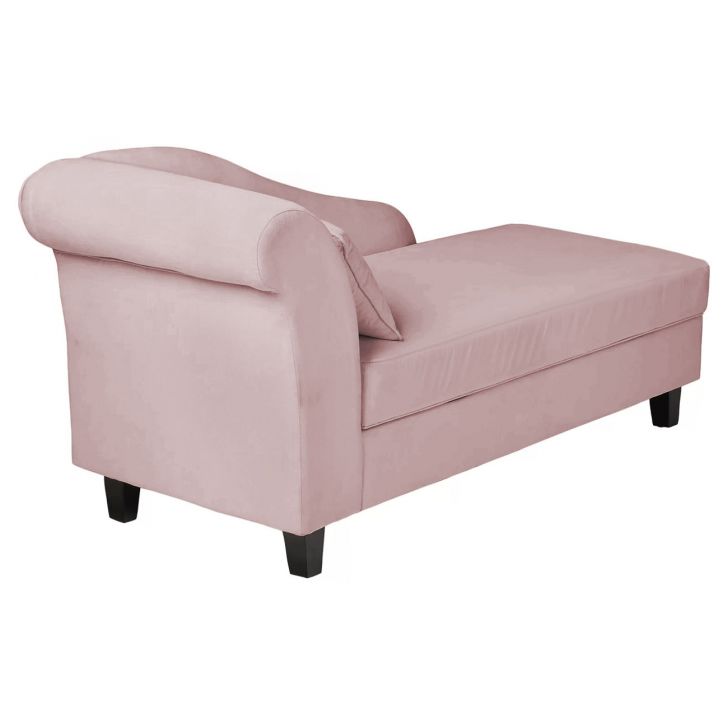 Puff Bali Decorativo Suede Rosa Bebê - Kasa Sofá - Kasa Sofa Decor