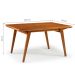 Mesa de Jantar Retangular Esparta Mel 120 cm